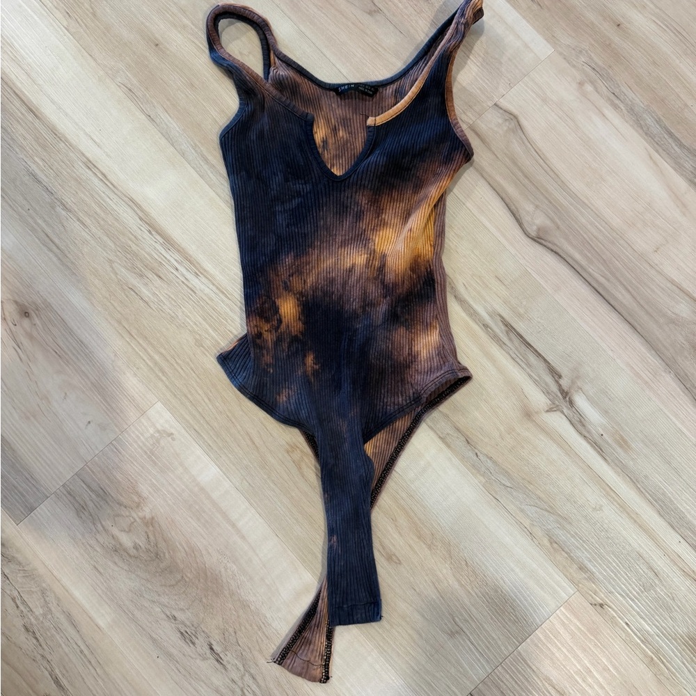 Stylish Tie-Dye Body Suit